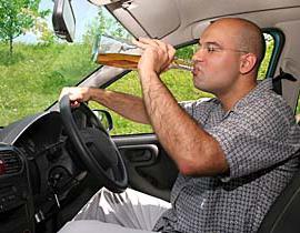 Водії могли управляти машиною при концентрації чистого спирту в 0,3 г в одному літрі крові і до 0,15 г в видиху