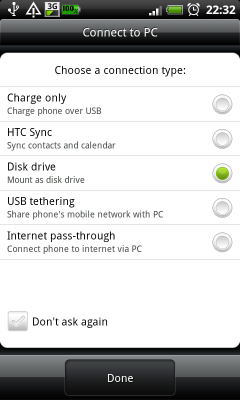 Штепселів у HTC Desire HD зовні тільки два: MicroUSB (для зарядки телефону і передачі даних з флешки) і кошерний 3